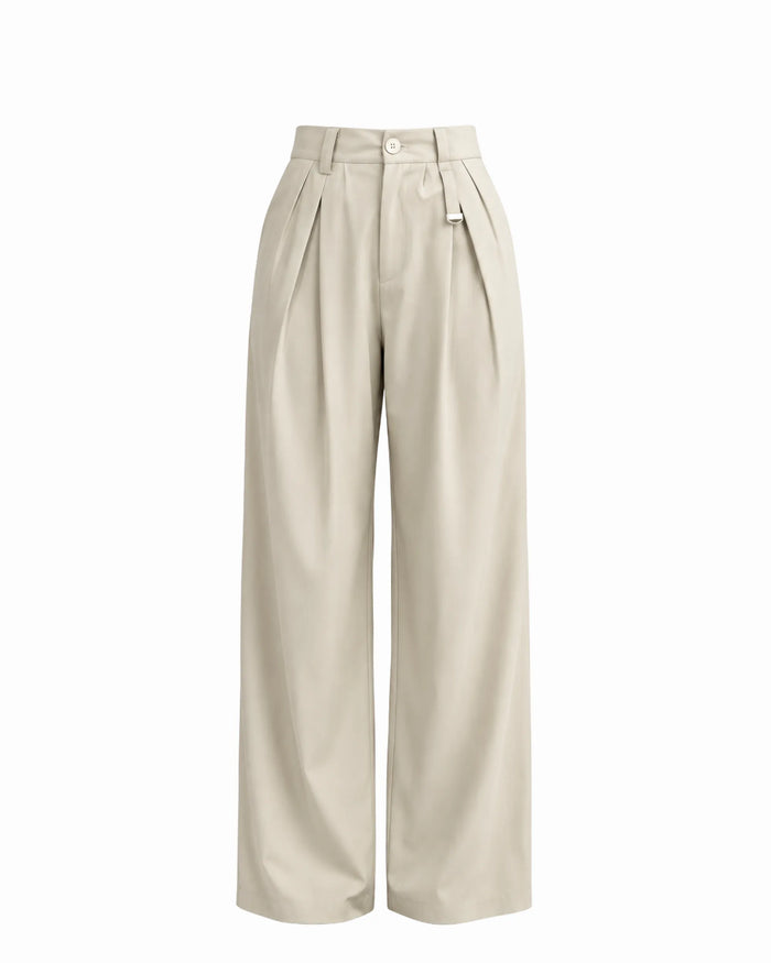 MAELI- PANTALONE BEIGE