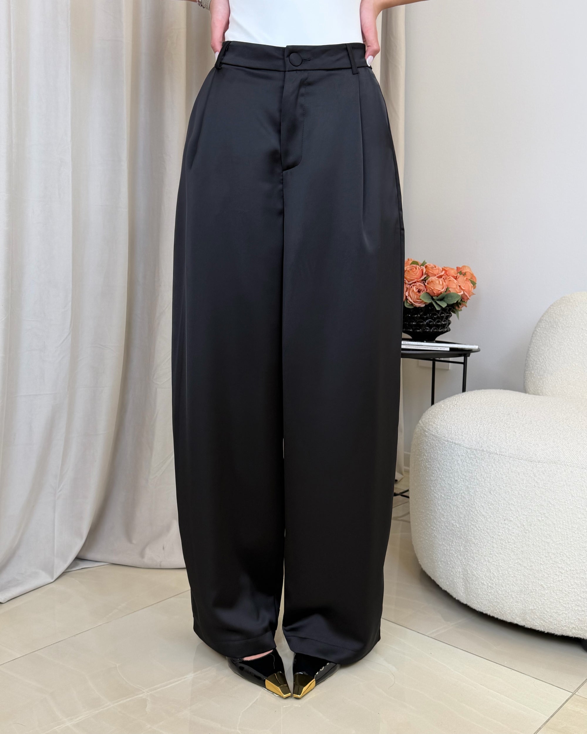 AZIEL - PANTALONE ELEGANTE LUCIDO