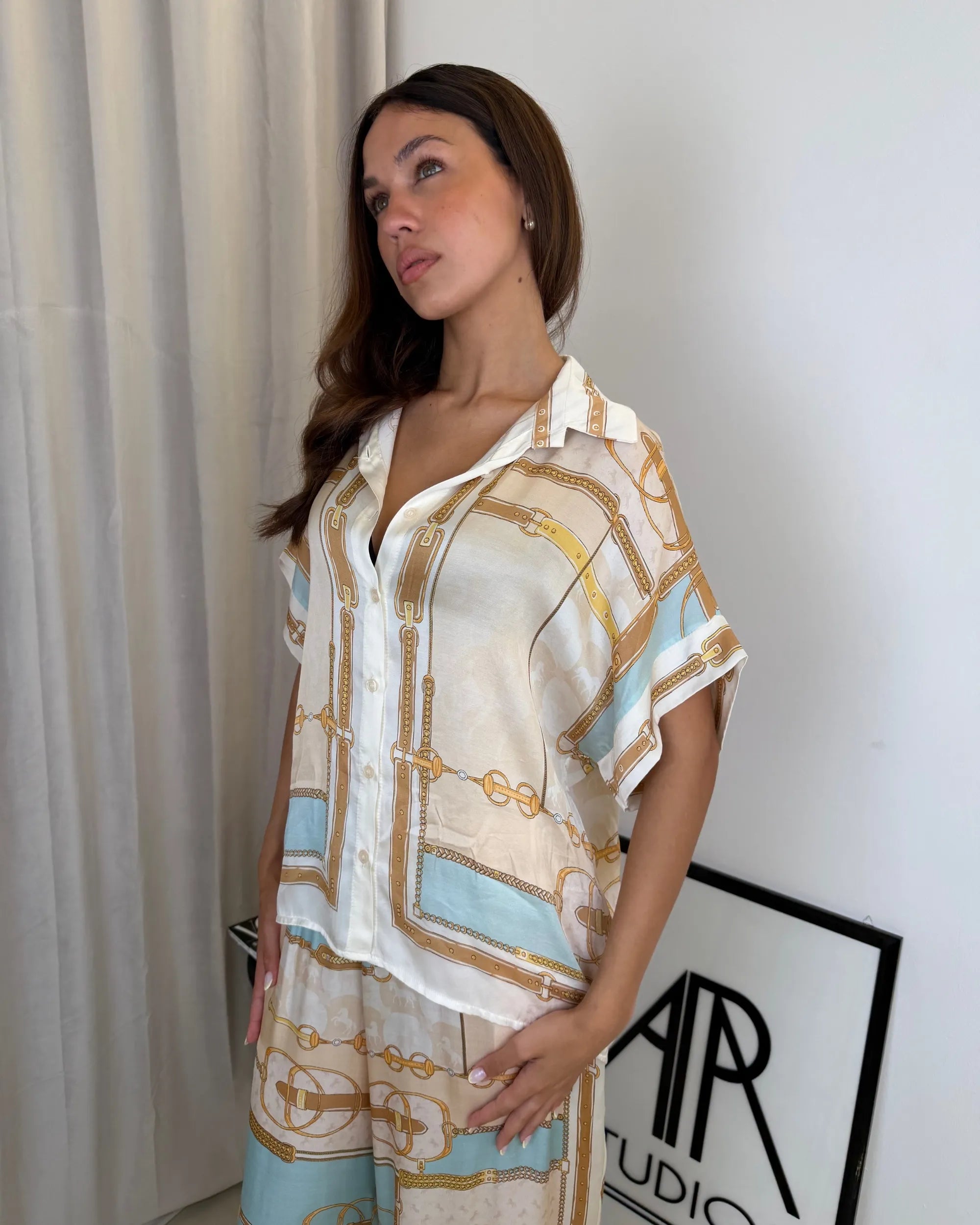 PREMIERE MONTECARLO- CAMICIA MISTO SETA
