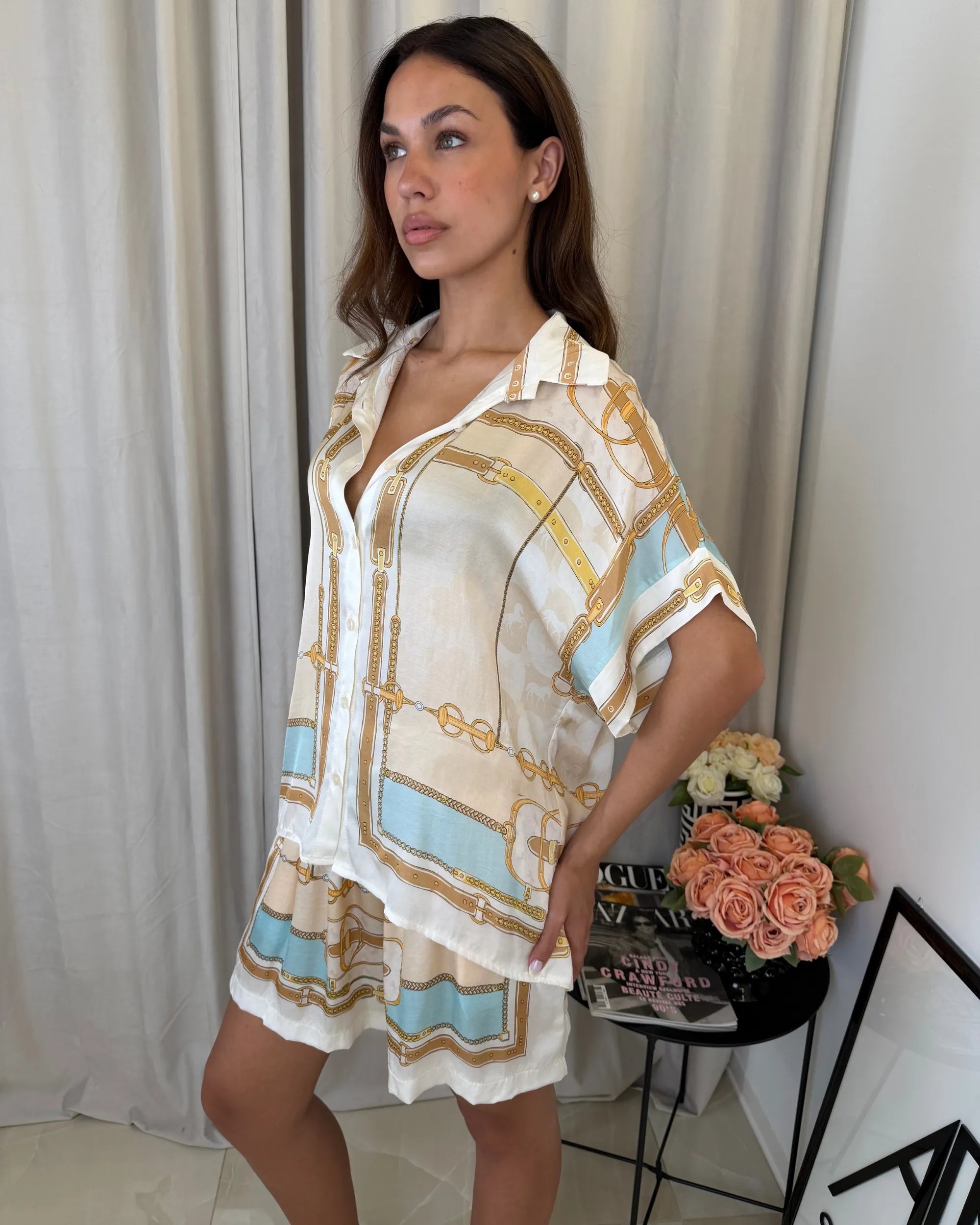 PREMIERE MONTECARLO- CAMICIA MISTO SETA