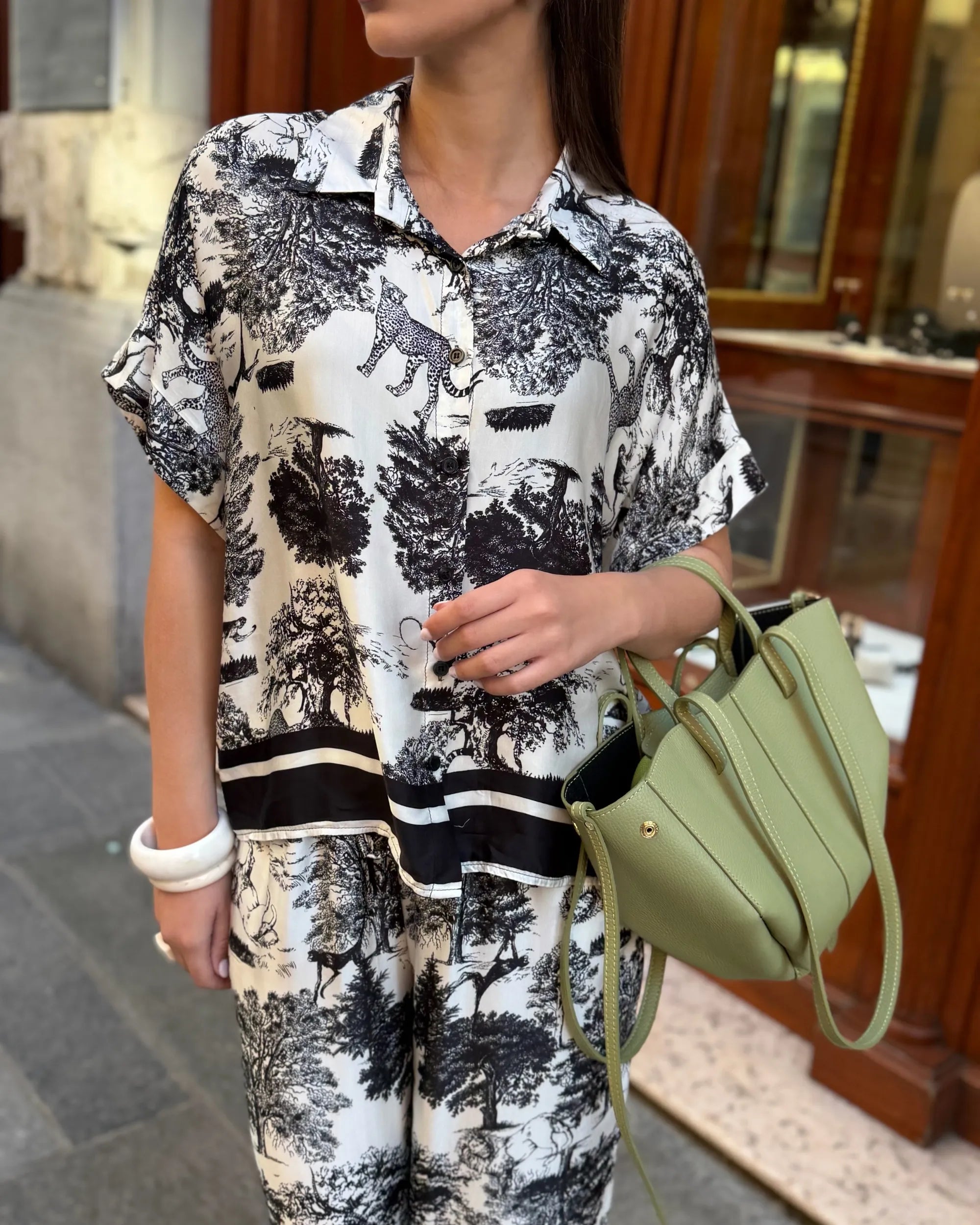 PREMIERE SAINT TROPEZ - CAMICIA MISTO SETA
