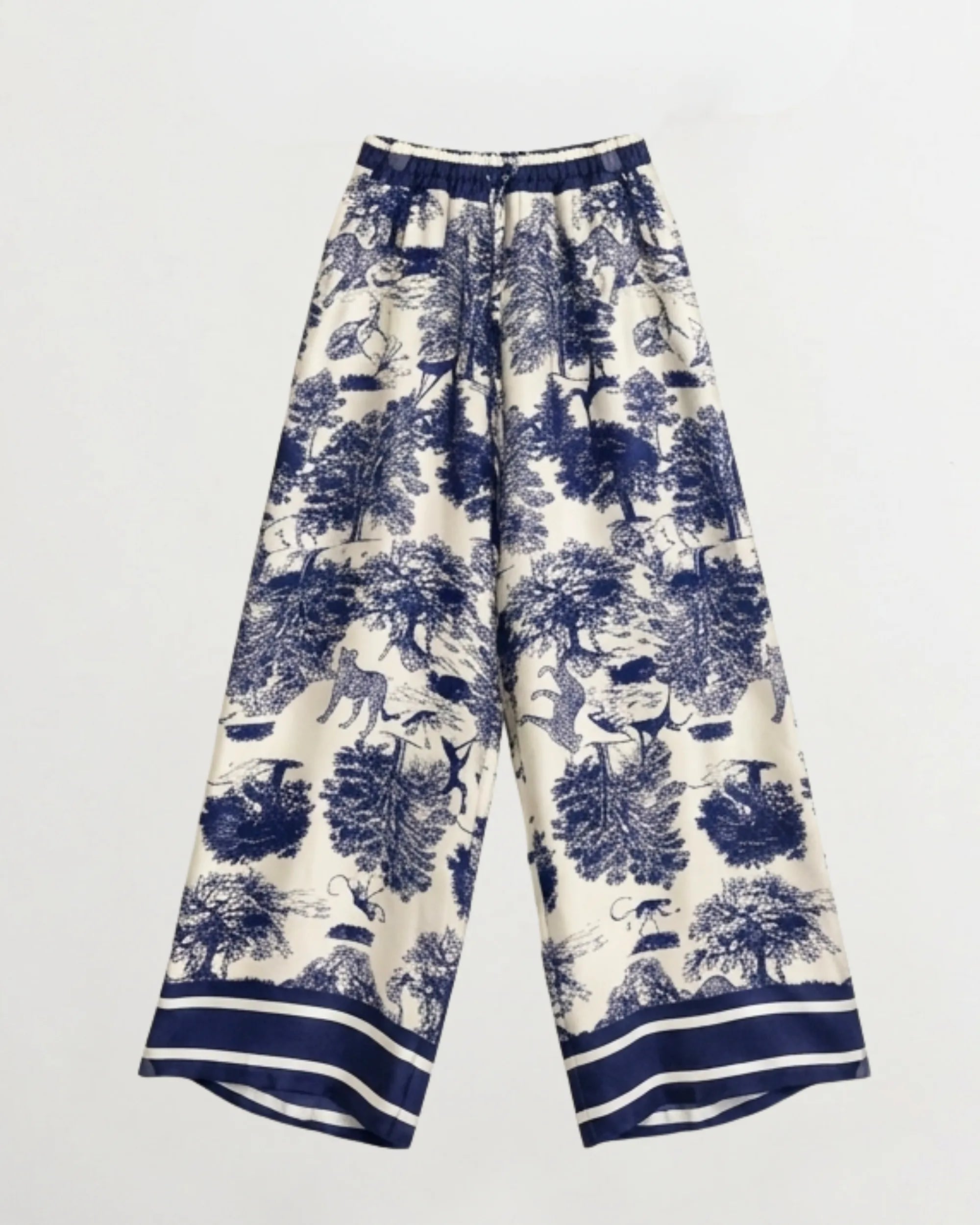 PREMIERE SAINT TROPEZ - PANTALONE MISTO SETA