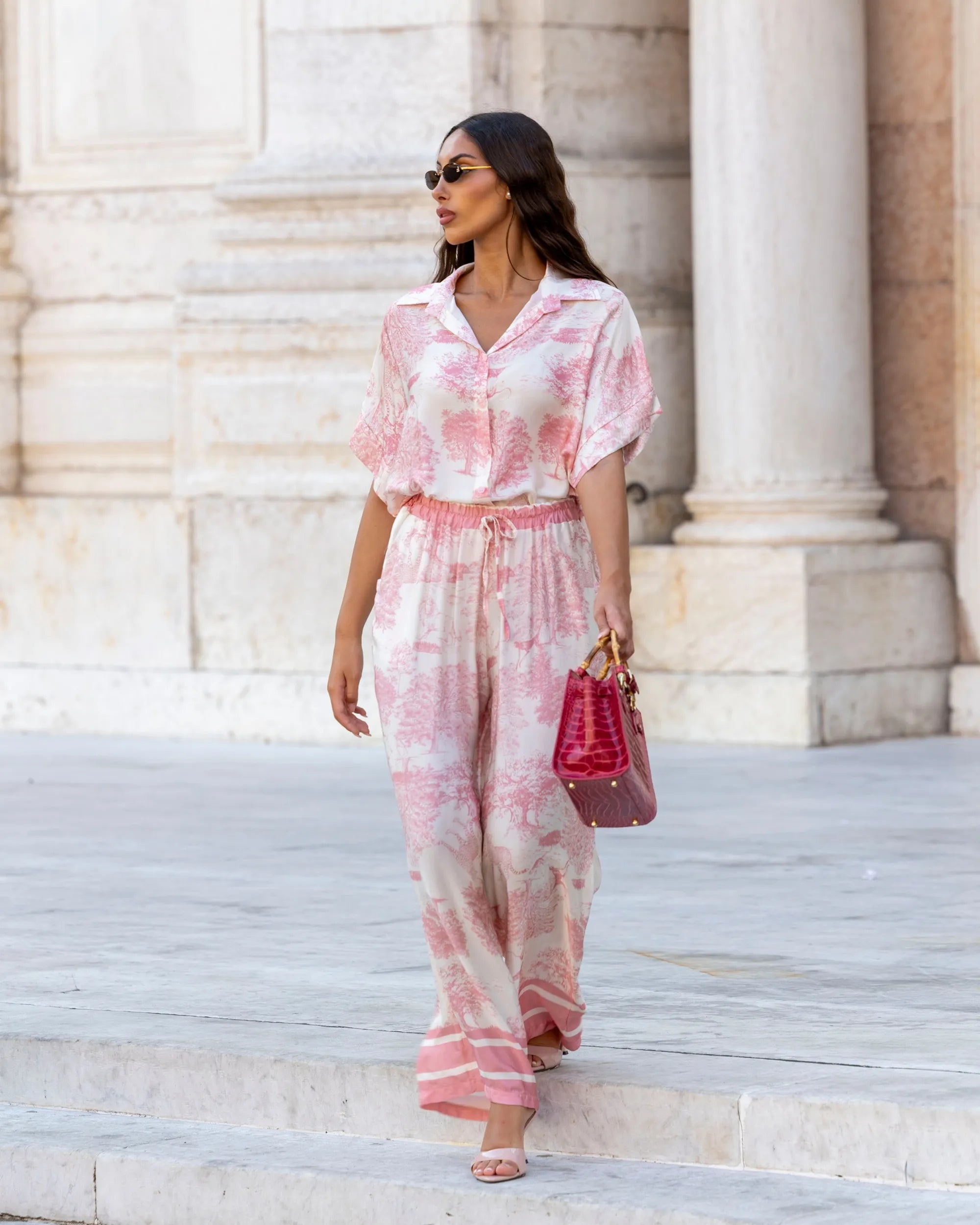 PREMIERE SAINT TROPEZ - SILK BLEND TROUSERS