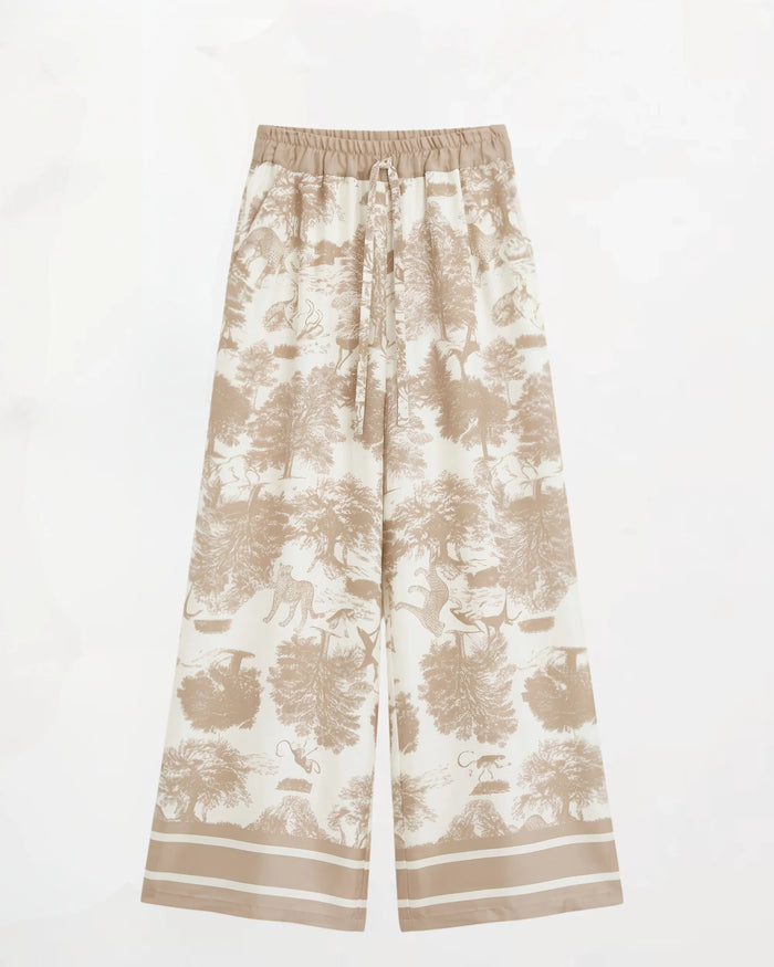 PREMIERE SAINT TROPEZ - PANTALONE MISTO SETA