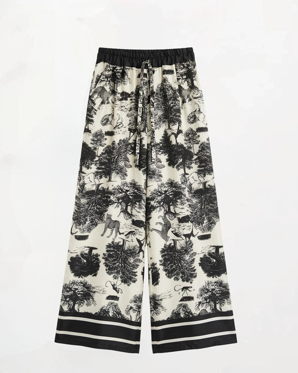 PREMIERE SAINT TROPEZ - PANTALONE MISTO SETA
