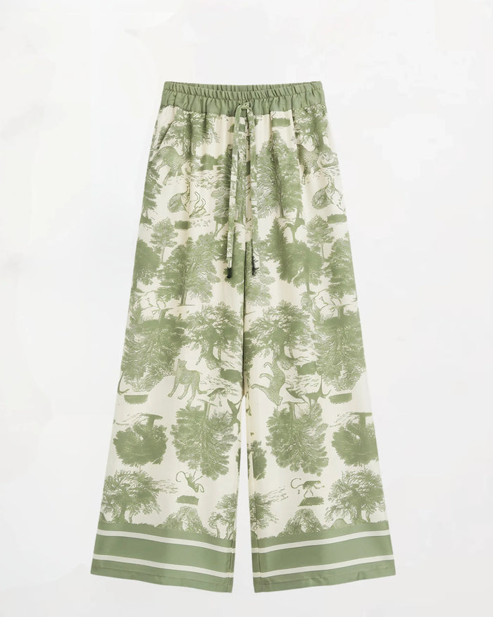PREMIERE SAINT TROPEZ - PANTALONE MISTO SETA
