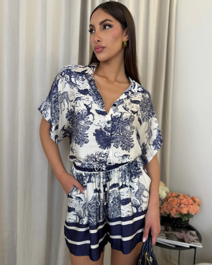 PREMIERE SAINT TROPEZ - SHORT MISTO SETA
