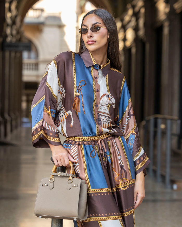 PREMIERE VIENNA- CAMICIA MISTO SETA