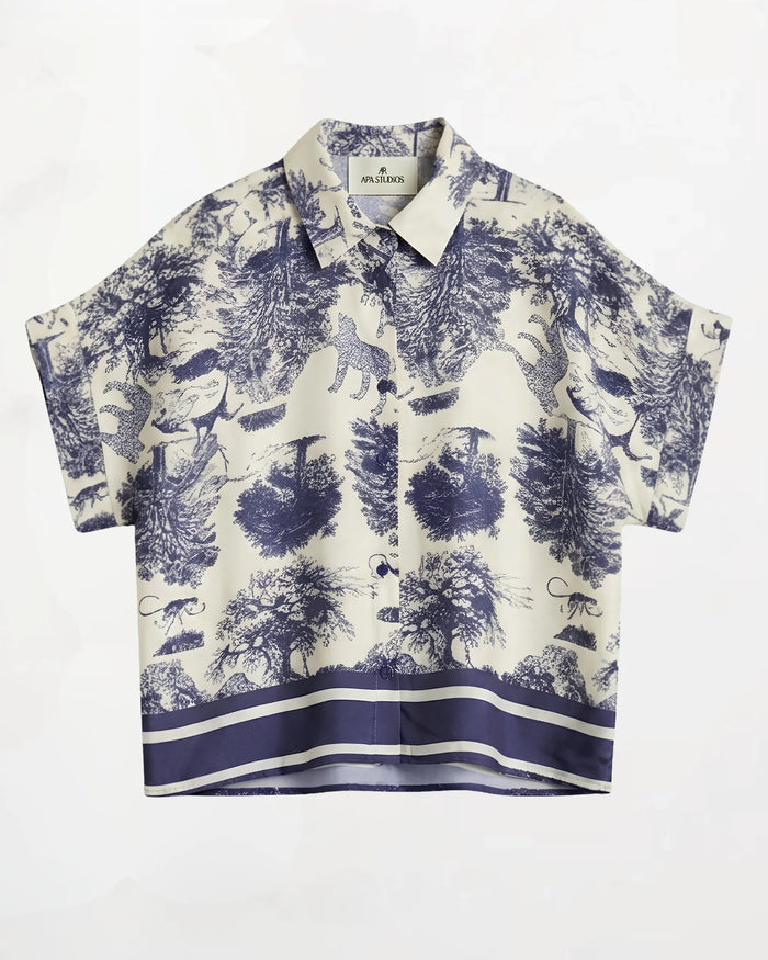 PREMIERE SAINT TROPEZ - CAMICIA MISTO SETA