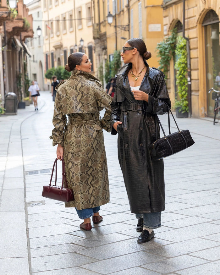 CROCODILE- TRENCH LUNGO COCCO