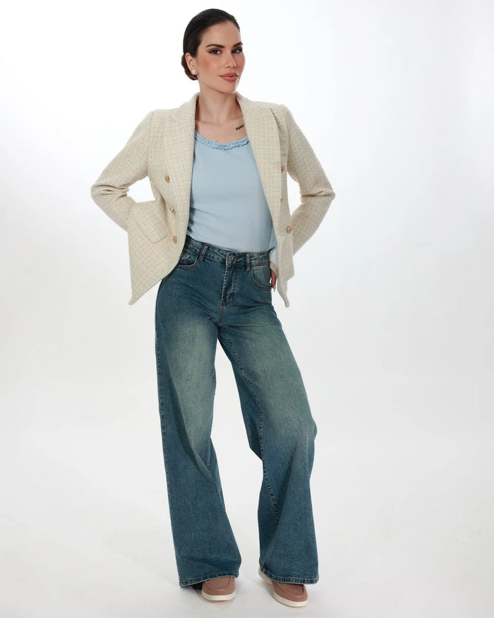 SALLY - JEANS A PALAZZO