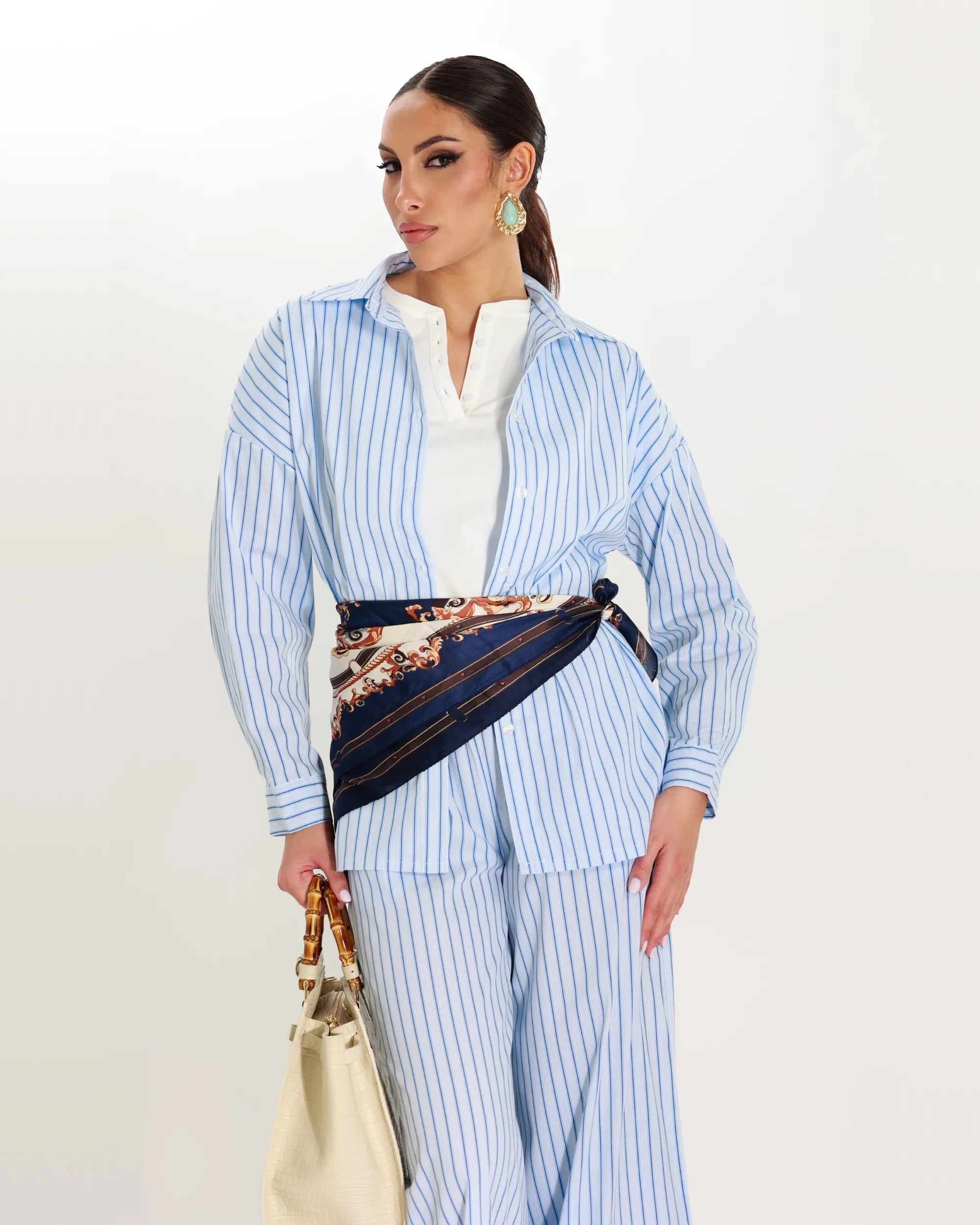 SANTORINI COTTON- CAMICIA
