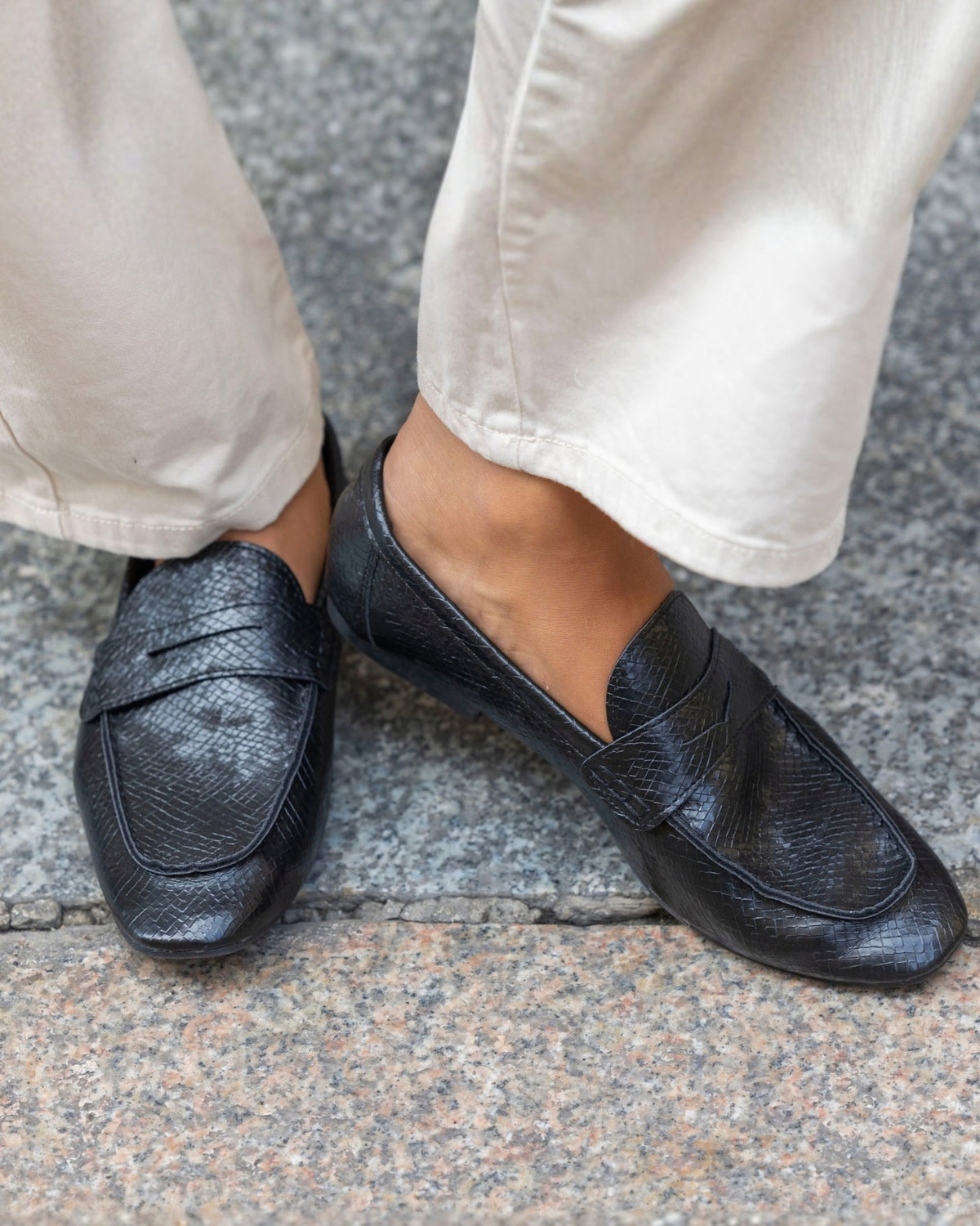 SECRETAIR- MOCASSINO RETTILE