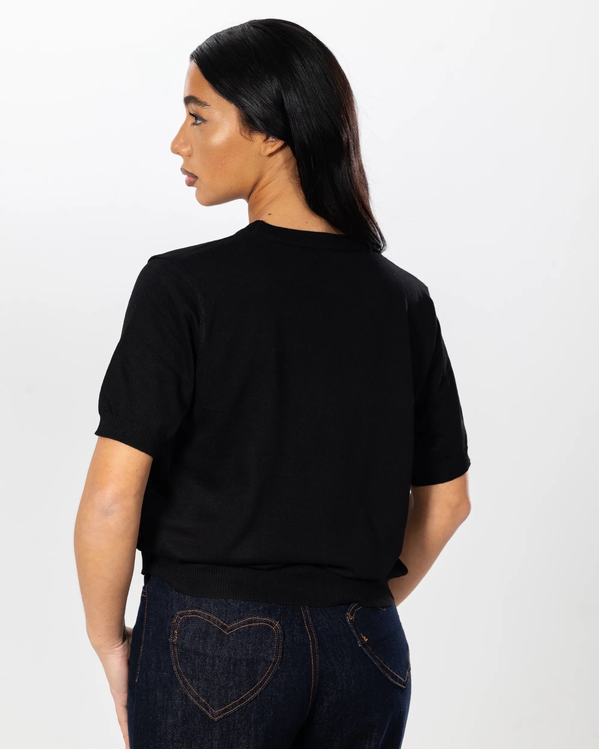 T-SHIRT SOTTILE CON CUORICINO