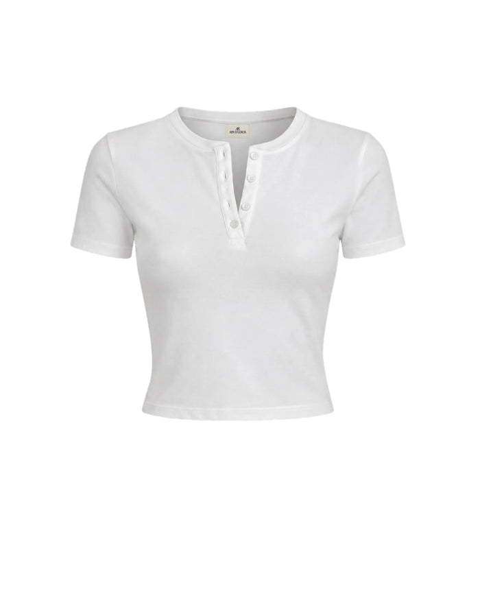 TAYLA- T-SHIRT CON BOTTONCINI