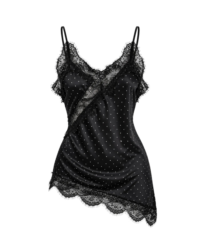 TOP POIS CON PIZZO ASIMMETRICO