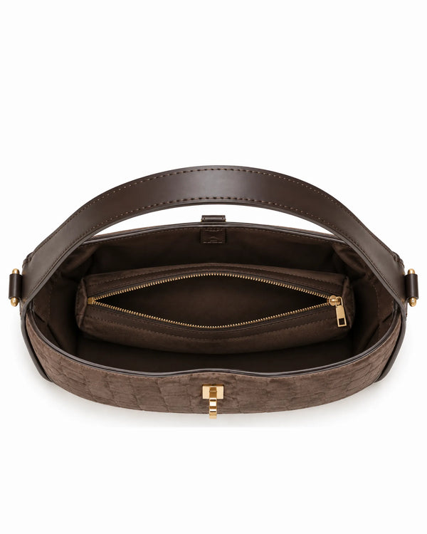 VIRGINIA CROCO SUEDE BIG