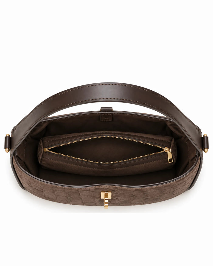 VIRGINIA CROCO SUEDE BIG