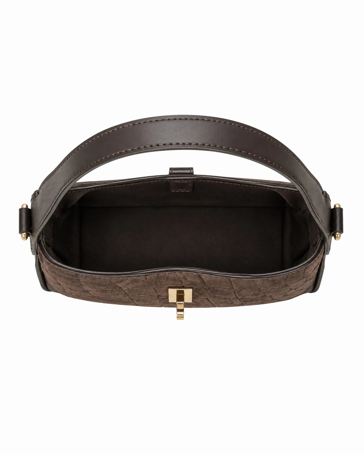 VIRGINIA CROCO SUEDE SMALL