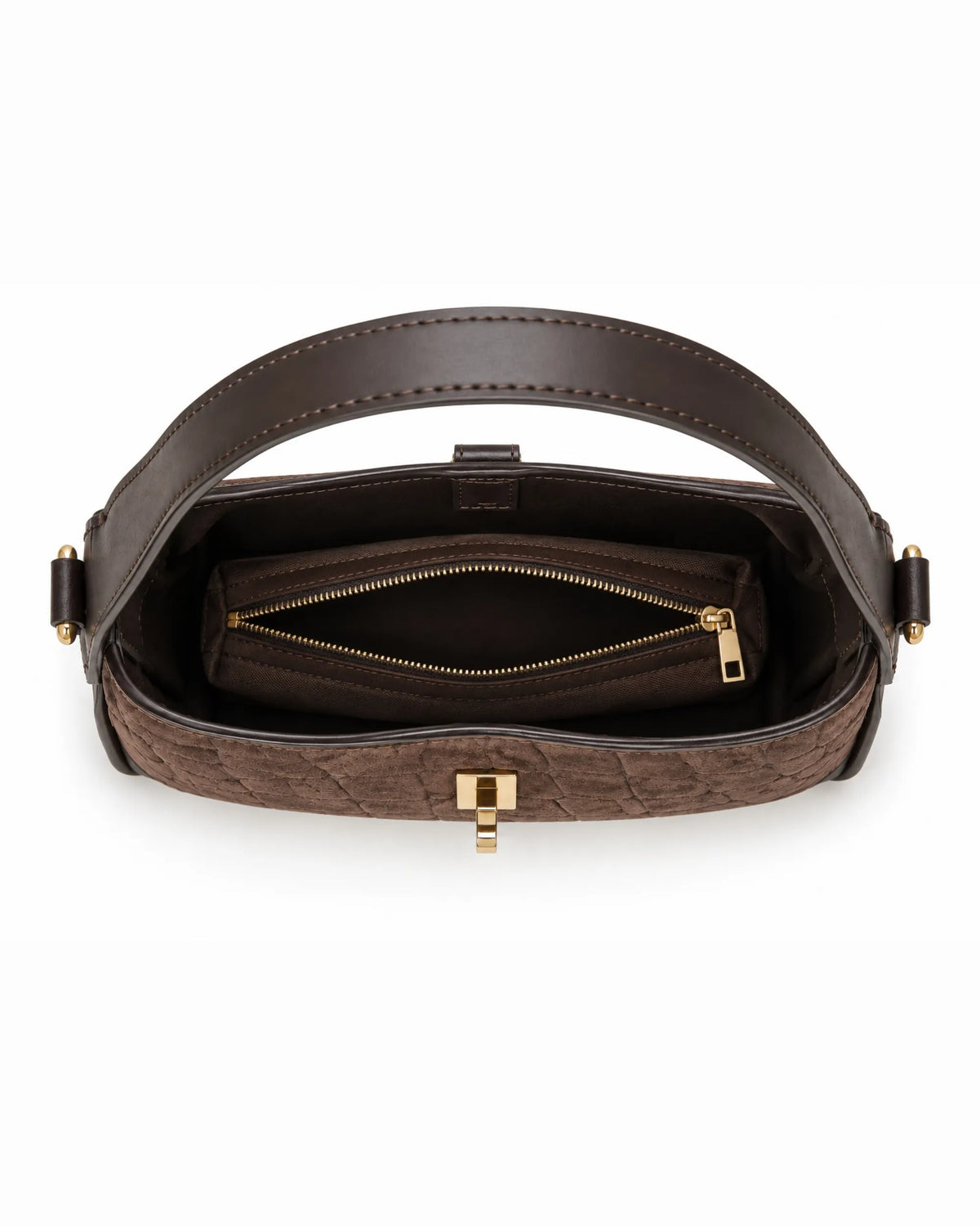 VIRGINIA CROCO SUEDE SMALL