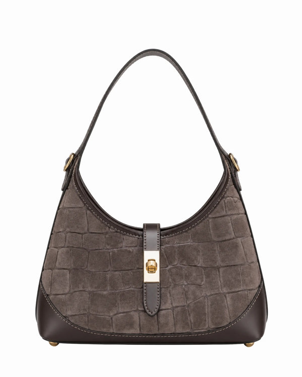 VIRGINIA CROCO SUEDE BIG