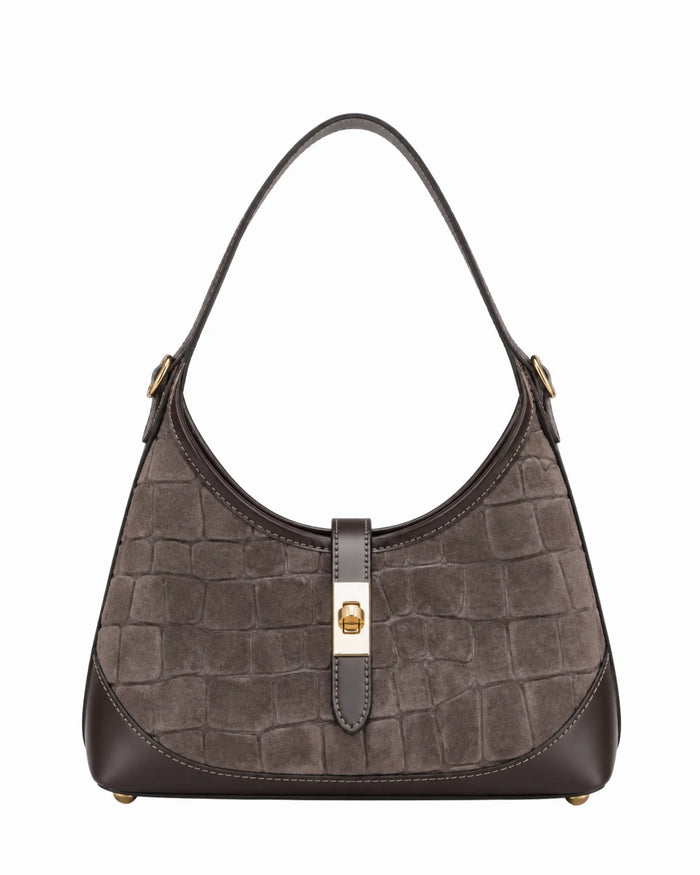 VIRGINIA CROCO SUEDE BIG