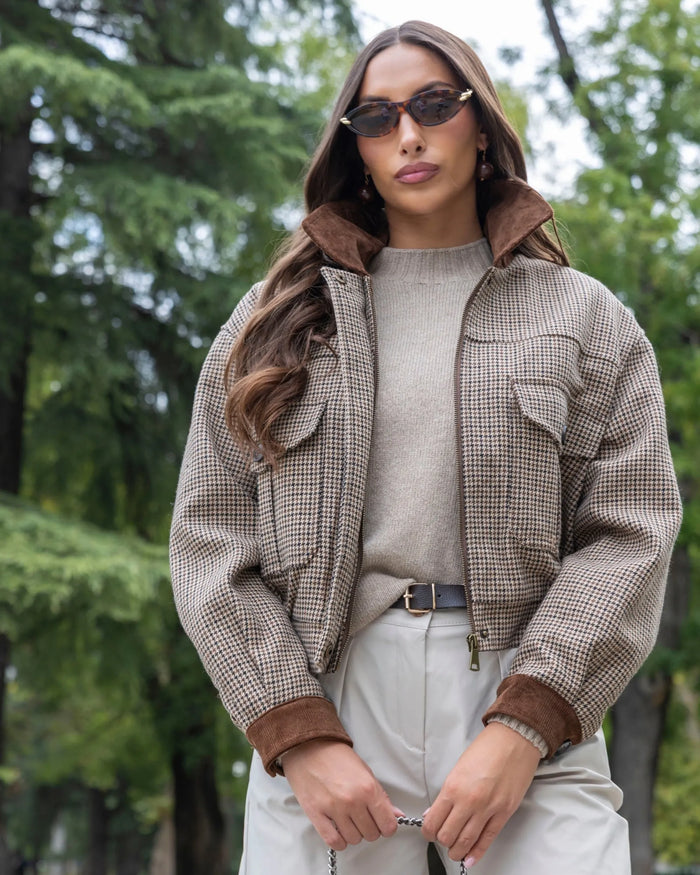 YALE - BOMBER MISTO LANA