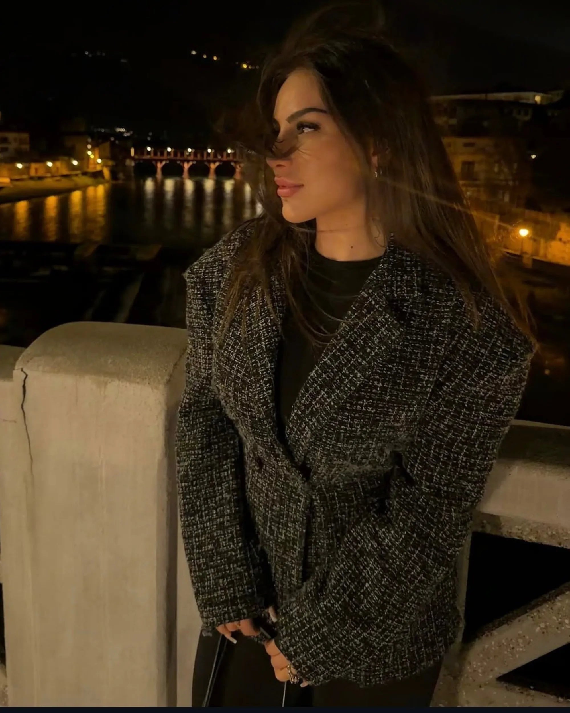 AMBRA - BLAZER IN TWEED